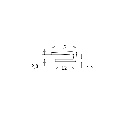 Pince U capacité 3 mm